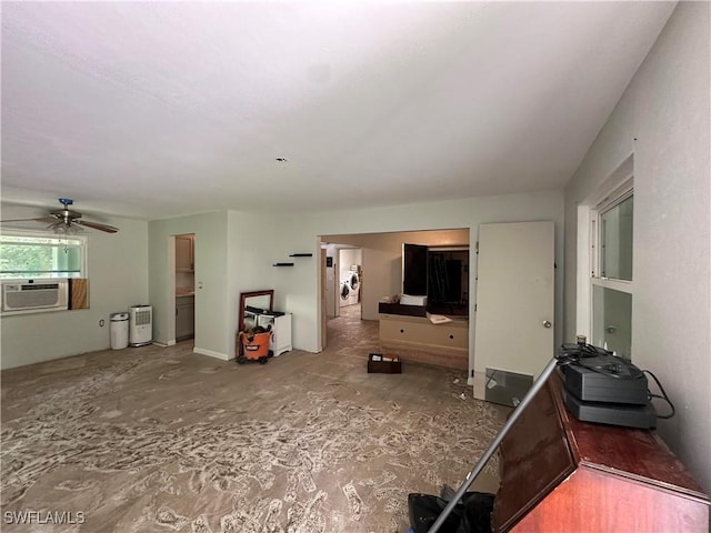 16940 Tarpon Way N, Fort Myers, FL 33917 - living area with a ceiling fan
