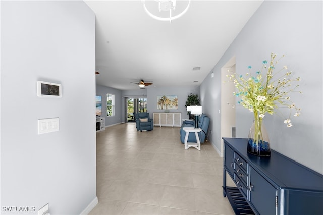 2245 Pigeon Plum Way N, Fort Myers, FL 33917 - corridor featuring light tile patterned floors