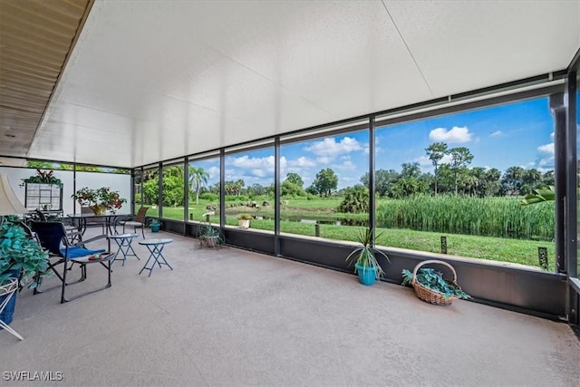 20013 Petrucka Cir N, Lehigh Acres, FL 33936 - unfurnished sunroom with healthy amount of natural light