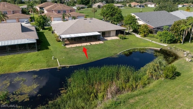 20013 Petrucka Cir N, Lehigh Acres, FL 33936 - aerial view of residential area featuring a large body of water