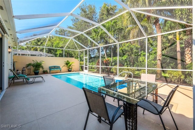 2799 Jude Island Way, Naples, FL 34119 - swimming pool with a patio and a lanai
