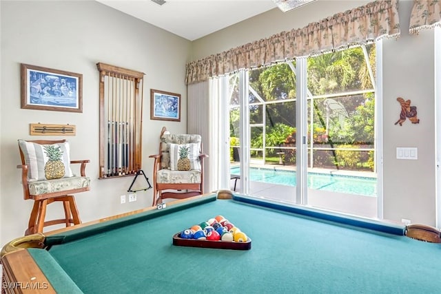 2799 Jude Island Way, Naples, FL 34119 - rec room with pool table