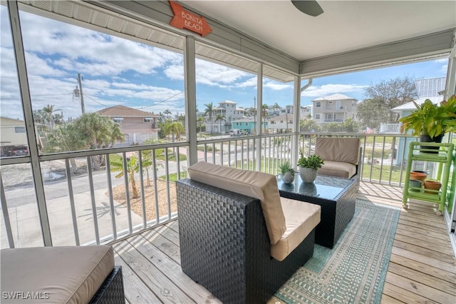 6008 Cypress Ln, Bonita Springs, FL 34134 - wooden deck with a residential view