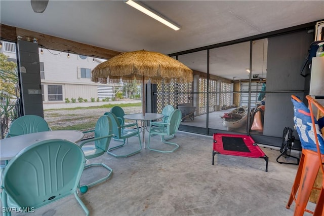 6008 Cypress Ln, Bonita Springs, FL 34134 - view of patio with outdoor dining space