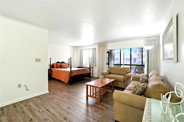 2079 Barkeley Ln Unit 6, Fort Myers, FL 33907 - bedroom featuring wood finished floors