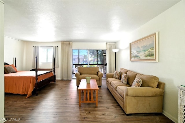 2079 Barkeley Ln Unit 6, Fort Myers, FL 33907 - living area featuring wood finished floors