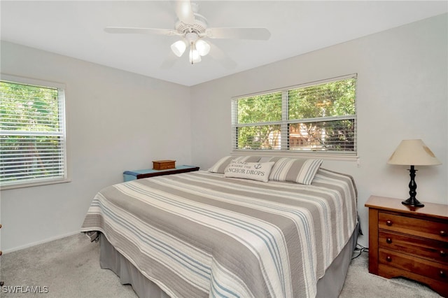 1308 Hull St S, Gulfport, FL 33707 - bedroom featuring carpet floors and a ceiling fan