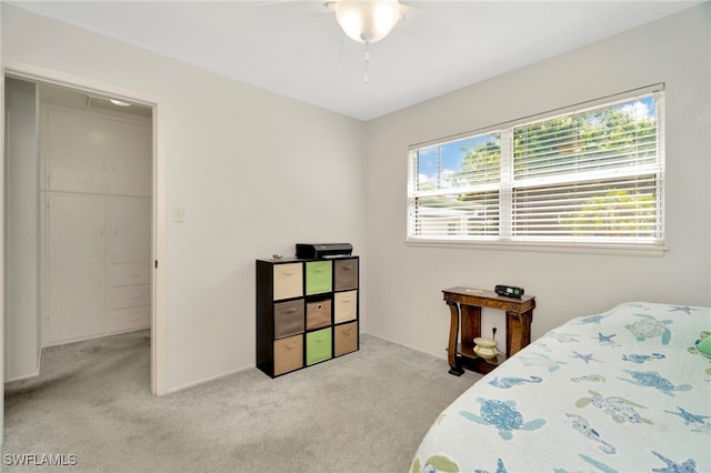 1308 Hull St S, Gulfport, FL 33707 - carpeted bedroom with ceiling fan