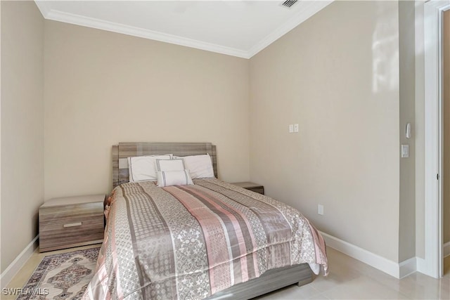 8142 Lucello Ter S, Naples, FL 34114 - bedroom featuring crown molding and baseboards