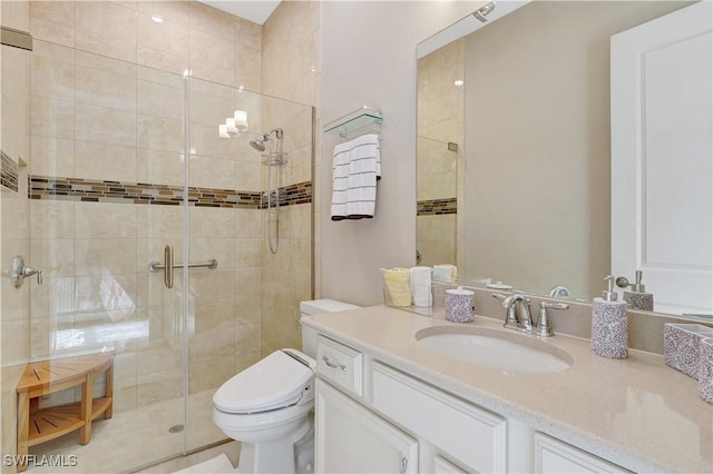 8142 Lucello Ter S, Naples, FL 34114 - bathroom with vanity and a stall shower