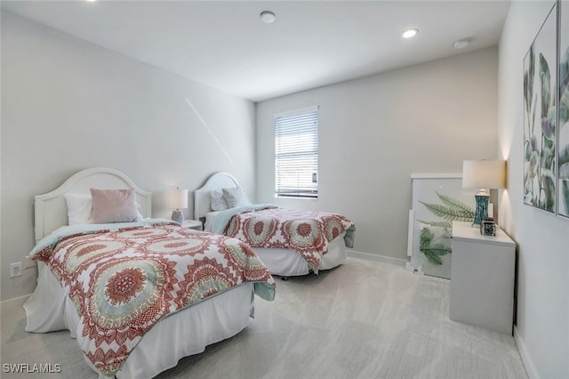 14712 Kingfisher Loop, Naples, FL 34120 - bedroom with light colored carpet and recessed lighting