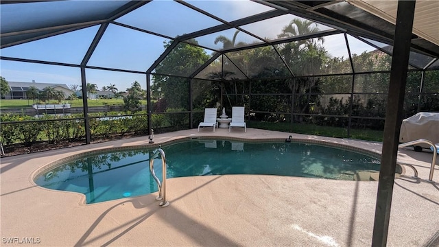 169 SE 21st St, Cape Coral, FL 33990 - swimming pool with a patio, a lanai, and a grill