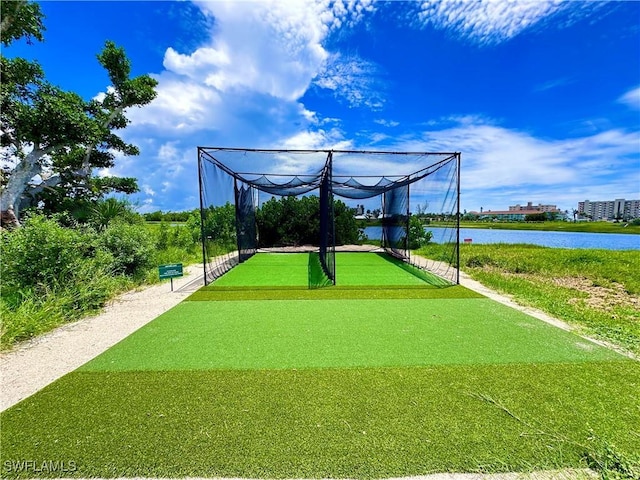 4431 Bay Beach Ln Unit 522, Fort Myers Beach, FL 33931 - view of community with a game area and a water view