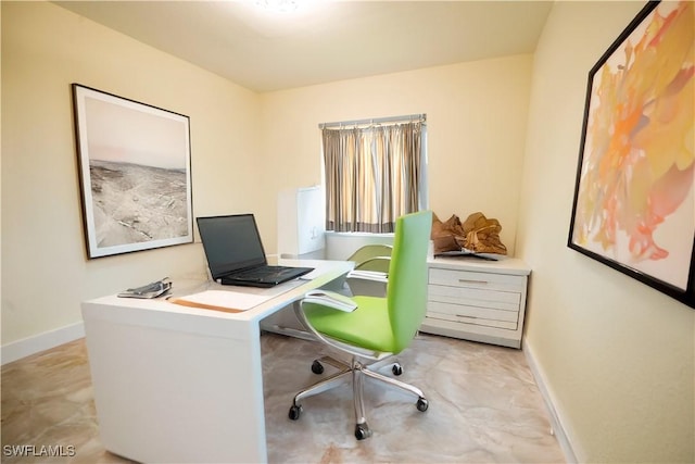 3407 E 5th St, Lehigh Acres, FL 33972 - home office featuring baseboards