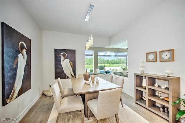 3649 Avenida Del Vera, North Fort Myers, FL 33917 - dining room featuring wood finished floors and baseboards