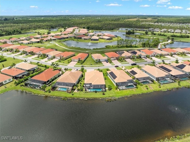 3649 Avenida Del Vera, North Fort Myers, FL 33917 - aerial view of residential area with a large body of water