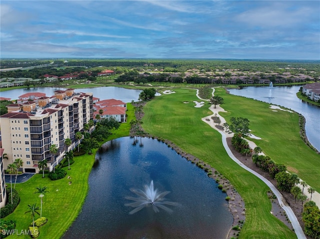 580 El Camino Real Unit 3606, Naples, FL 34119 - drone / aerial view of a large body of water and a golf club