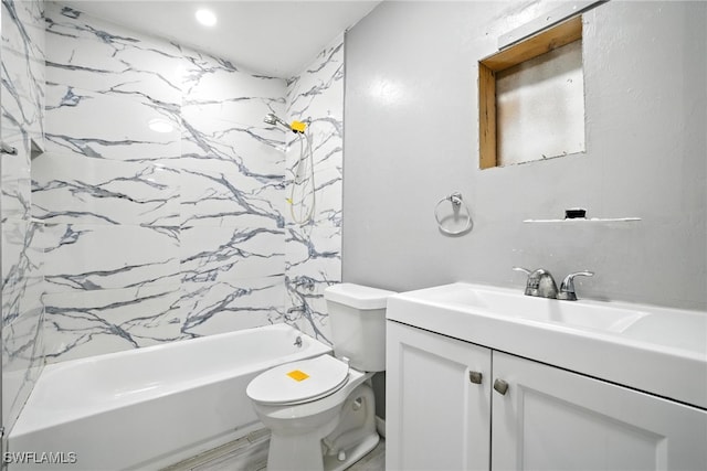 125/127 Gordon Ave S, Lehigh Acres, FL 33973 - bathroom featuring vanity and shower / washtub combination