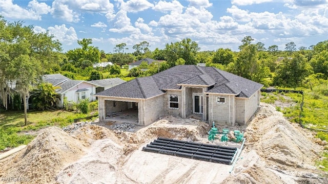 615 8th Ave, Lehigh Acres, FL 33972 - view of property in mid-construction
