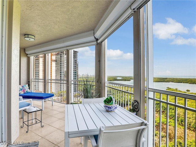1001 Arbor Lake Dr Unit 1102, Naples, FL 34110 - balcony with a water view