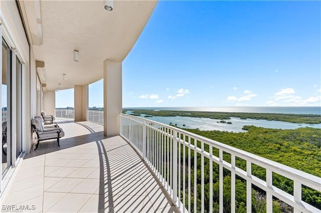 1001 Arbor Lake Dr Unit 1102, Naples, FL 34110 - balcony with a water view