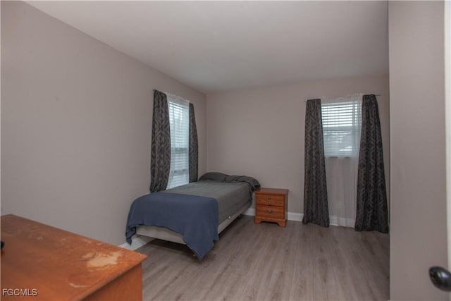 195 E Mariana Ave, North Fort Myers, FL 33917 - bedroom featuring multiple windows and light wood-style floors