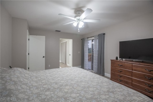 195 E Mariana Ave, North Fort Myers, FL 33917 - bedroom with baseboards and a ceiling fan