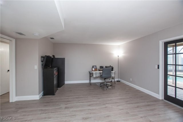 195 E Mariana Ave, North Fort Myers, FL 33917 - office with light wood-style floors and baseboards