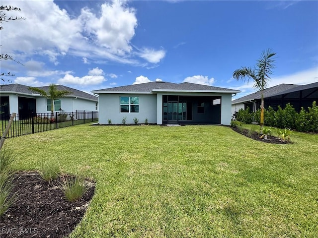16381 Preservation Blvd, Punta Gorda, FL 33982 - rear view of house with stucco siding