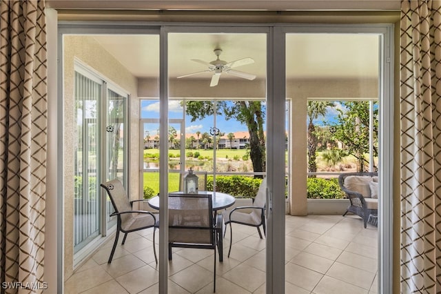 3904 Forest Glen Blvd Unit 102, Naples, FL 34114 - sunroom / solarium with tile patterned floors and healthy amount of natural light