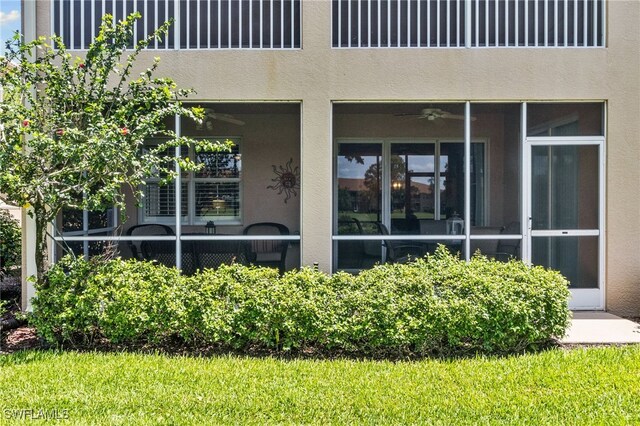 3904 Forest Glen Blvd Unit 102, Naples, FL 34114 - back of house with stucco siding