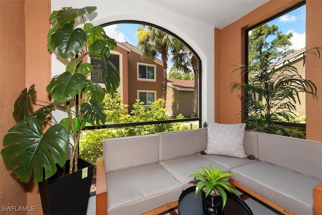 1170 Reserve Way Unit 107, Naples, FL 34105 - view of sunroom / solarium