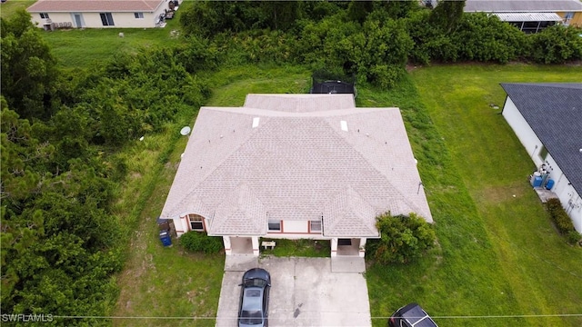 4856/4858 24th St SW, Lehigh Acres, FL 33993 - aerial view of property and surrounding area
