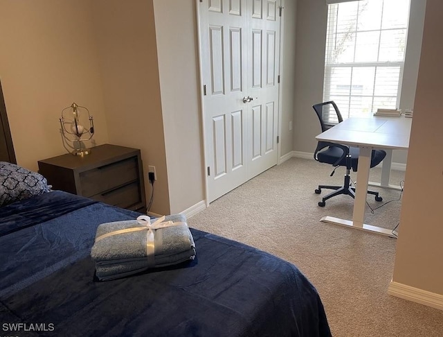 15141 Wildflower Cir, Naples, FL 34119 - bedroom with carpet flooring and a desk