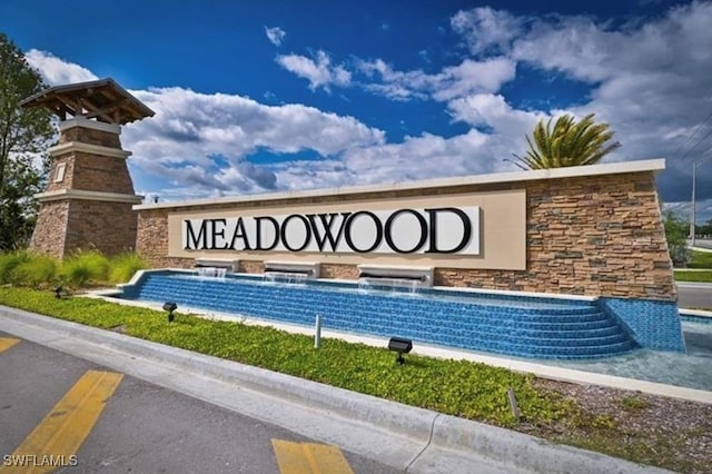15141 Wildflower Cir, Naples, FL 34119 - view of community sign