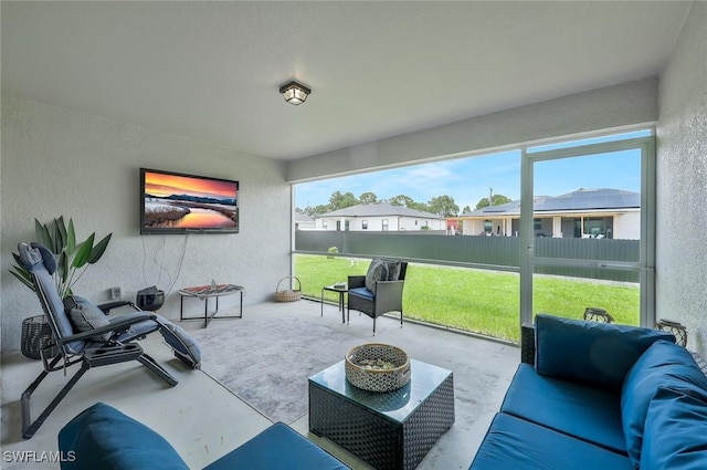 2922 20th St SW, Lehigh Acres, FL 34120 - sunroom / solarium with an outdoor living space