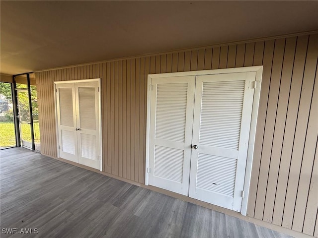 401 W Oregon Rd, Lehigh Acres, FL 33971 - unfurnished sunroom featuring french doors