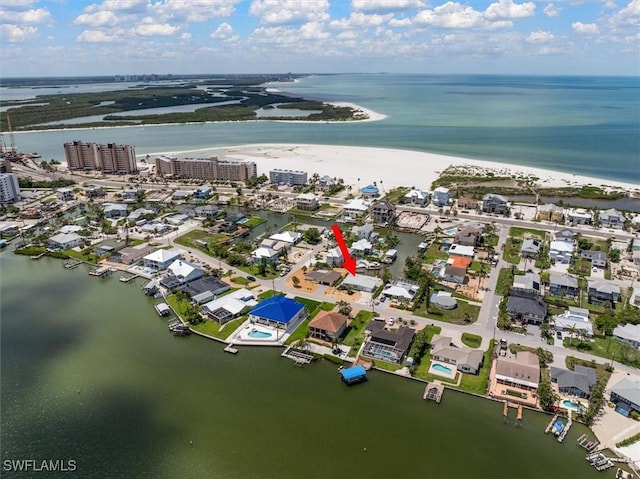 8336 Lagoon Rd, Fort Myers Beach, FL 33931 - aerial view of a nearby body of water
