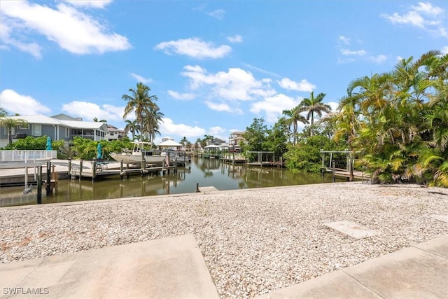 8336 Lagoon Rd, Fort Myers Beach, FL 33931 - dock area featuring a water view
