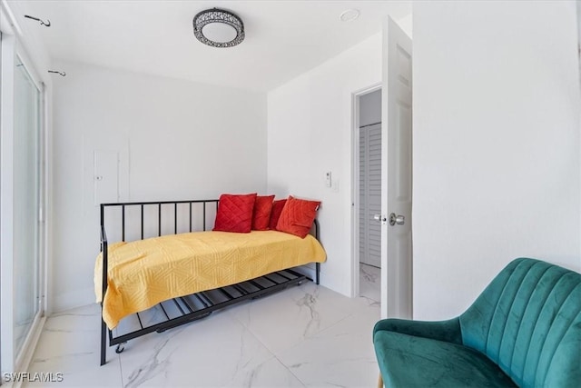 3064 Connecticut Ave, Naples, FL 34112 - bedroom with marble finish floors