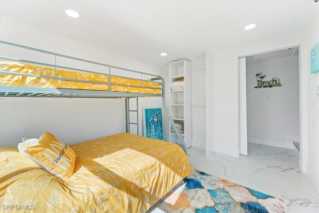 3064 Connecticut Ave, Naples, FL 34112 - bedroom featuring marble finish flooring and recessed lighting