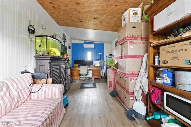 4440 40th St NE, Naples, FL 34120 - storage room featuring a wall mounted air conditioner