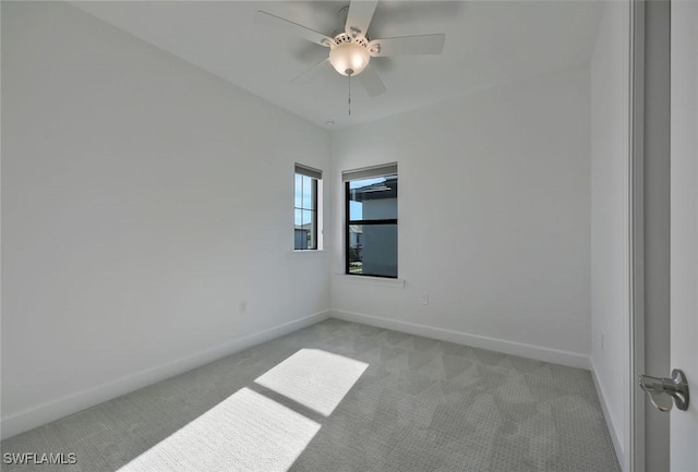 4184 Sonoma Oaks Cir, Naples, FL 34119 - empty room with light colored carpet and ceiling fan