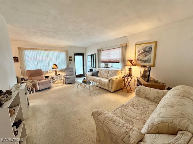 13150 Kings Point Dr Unit 11C, Fort Myers, FL 33919 - living room with carpet flooring