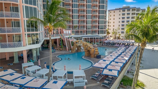 140 Estero Blvd Unit 2209, Fort Myers Beach, FL 33931 - community pool featuring a patio