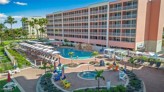 140 Estero Blvd Unit 2209, Fort Myers Beach, FL 33931 - community pool with a patio area