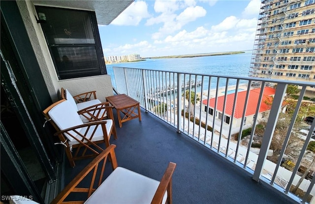 8701 Estero Blvd Unit 605, Bonita Springs, FL 33931 - balcony featuring a water view