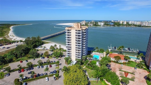 8701 Estero Blvd Unit 605, Bonita Springs, FL 33931 - aerial overview of property's location with a nearby body of water and apartment complex