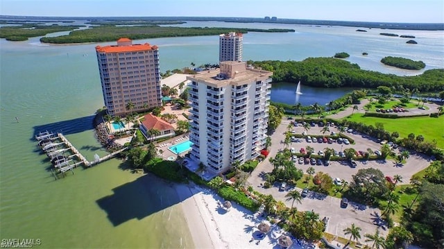 8701 Estero Blvd Unit 605, Bonita Springs, FL 33931 - bird's eye view of a nearby body of water