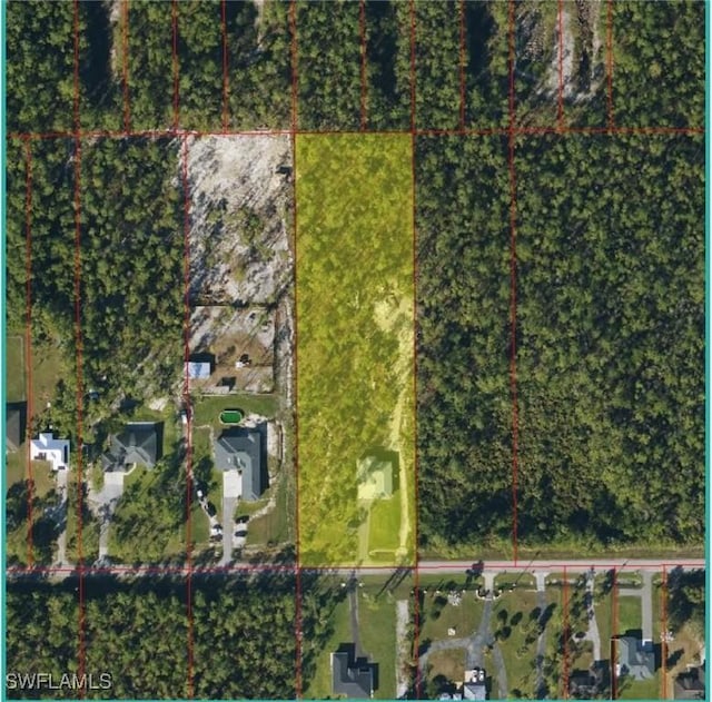 4267 4th Ave SE, Naples, FL 34117 - map / location featuring property parcel outlined